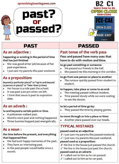 passed vs past|past passed worksheet.